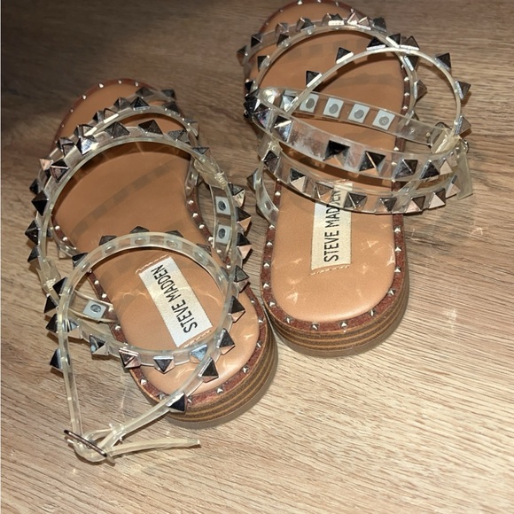 Steve Madden Studded Wrap Sandals Size 6.5 - Picture 2 of 3